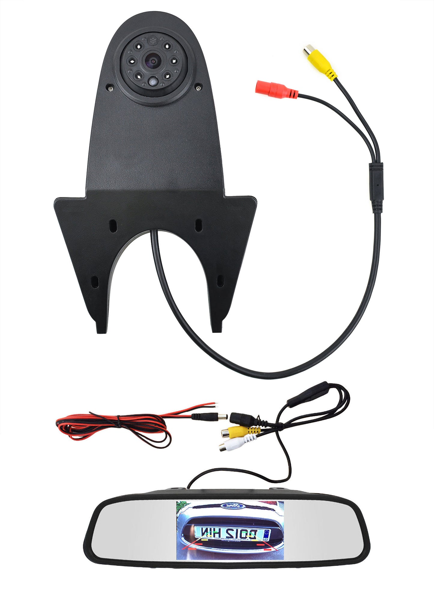 Van / Motorhome Universal Roof Mounting Rear Parking Camera - Black