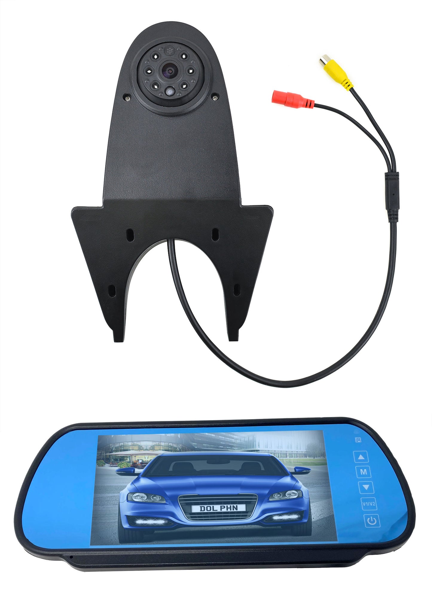Van / Motorhome Universal Roof Mounting Rear Parking Camera - Black