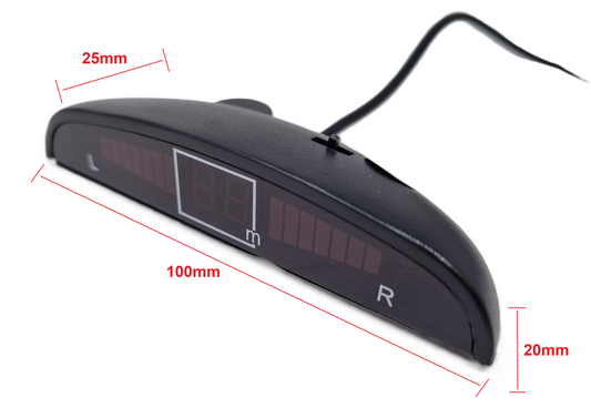 4 Front Parking Sensors, Audio & Dash Display