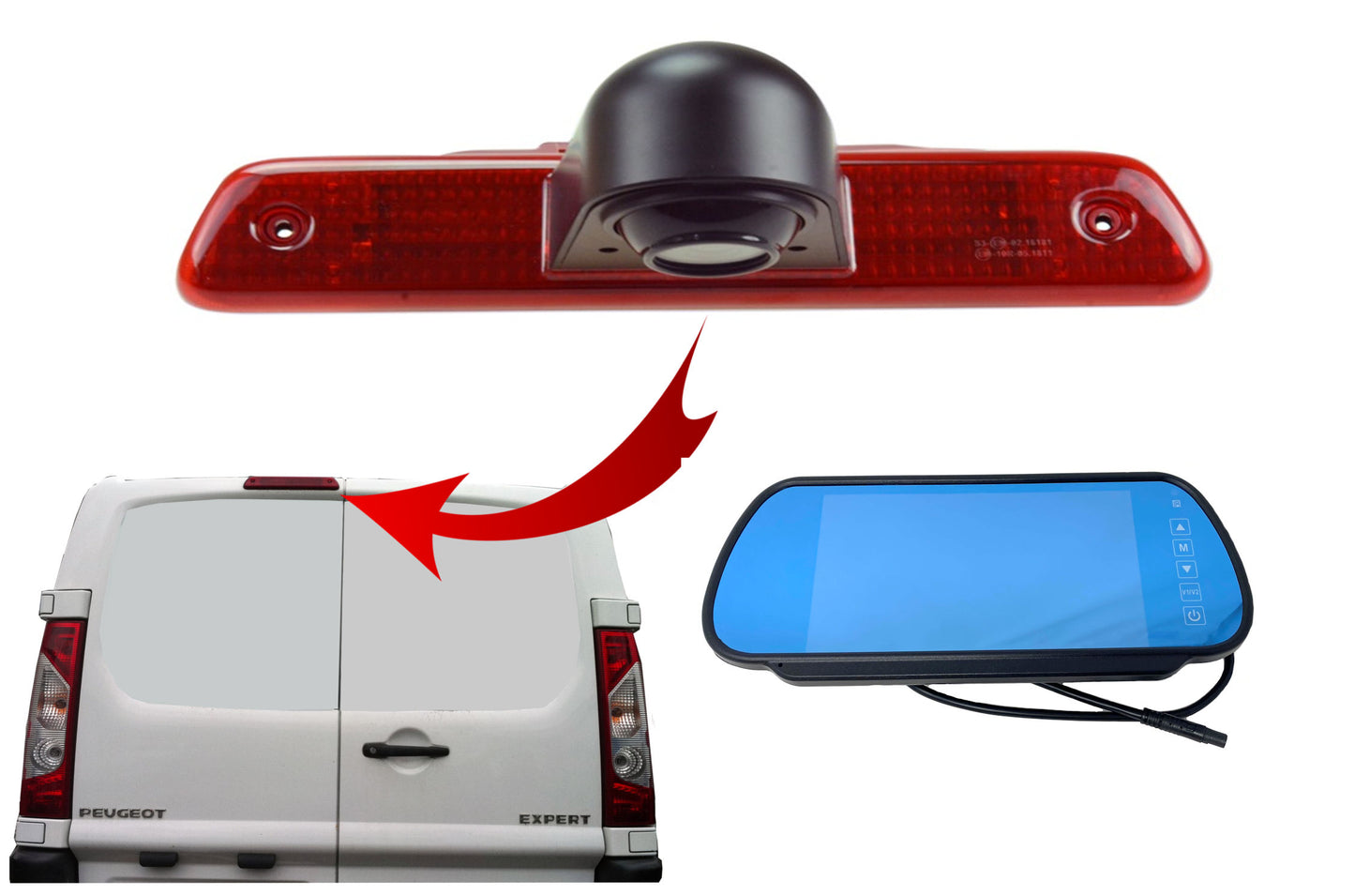 Citroen Dispatch High Level Brake Light Camera 2007 - 2016