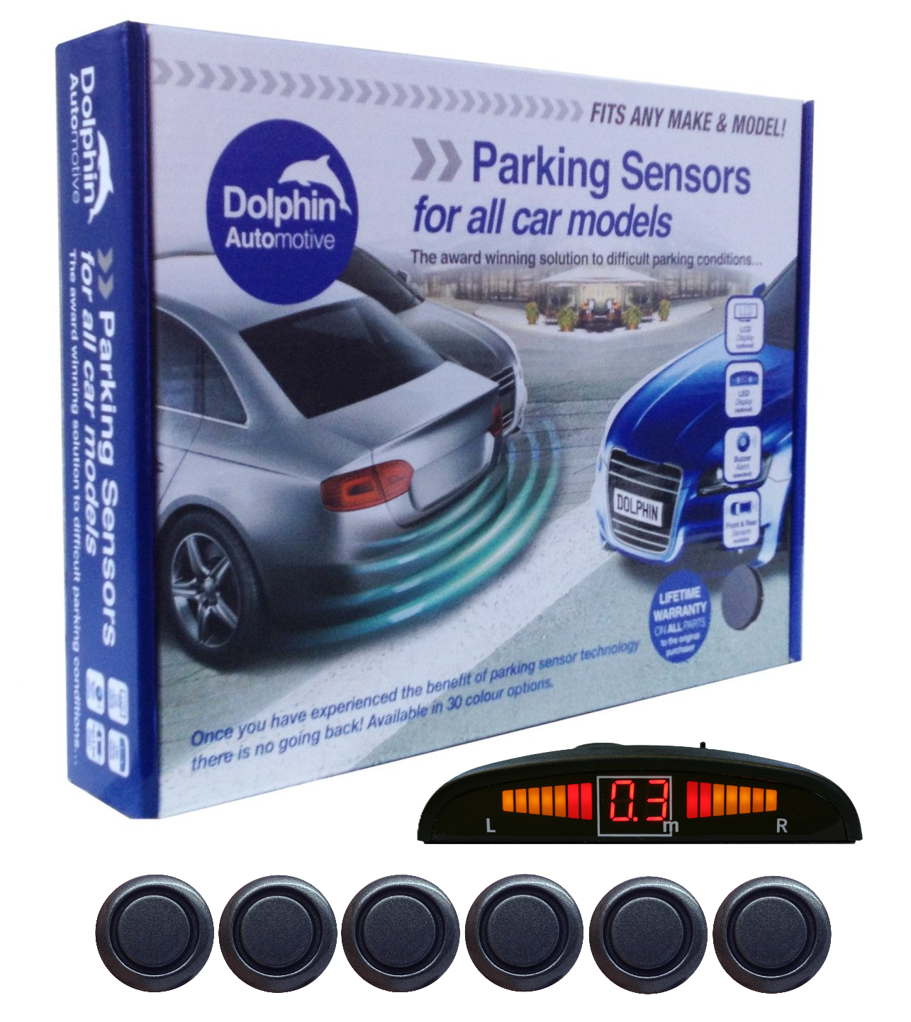 Micro Dolphin Display 6 Sensor Front Kit