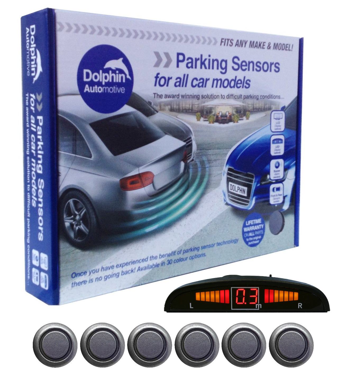 Micro Dolphin Display Reverse Parking Sensors 6