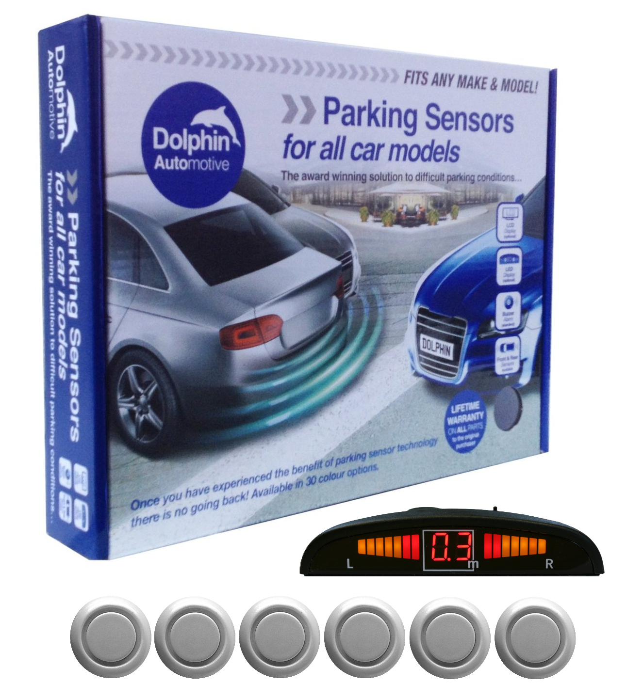 Micro Dolphin Display Reverse Parking Sensors 6