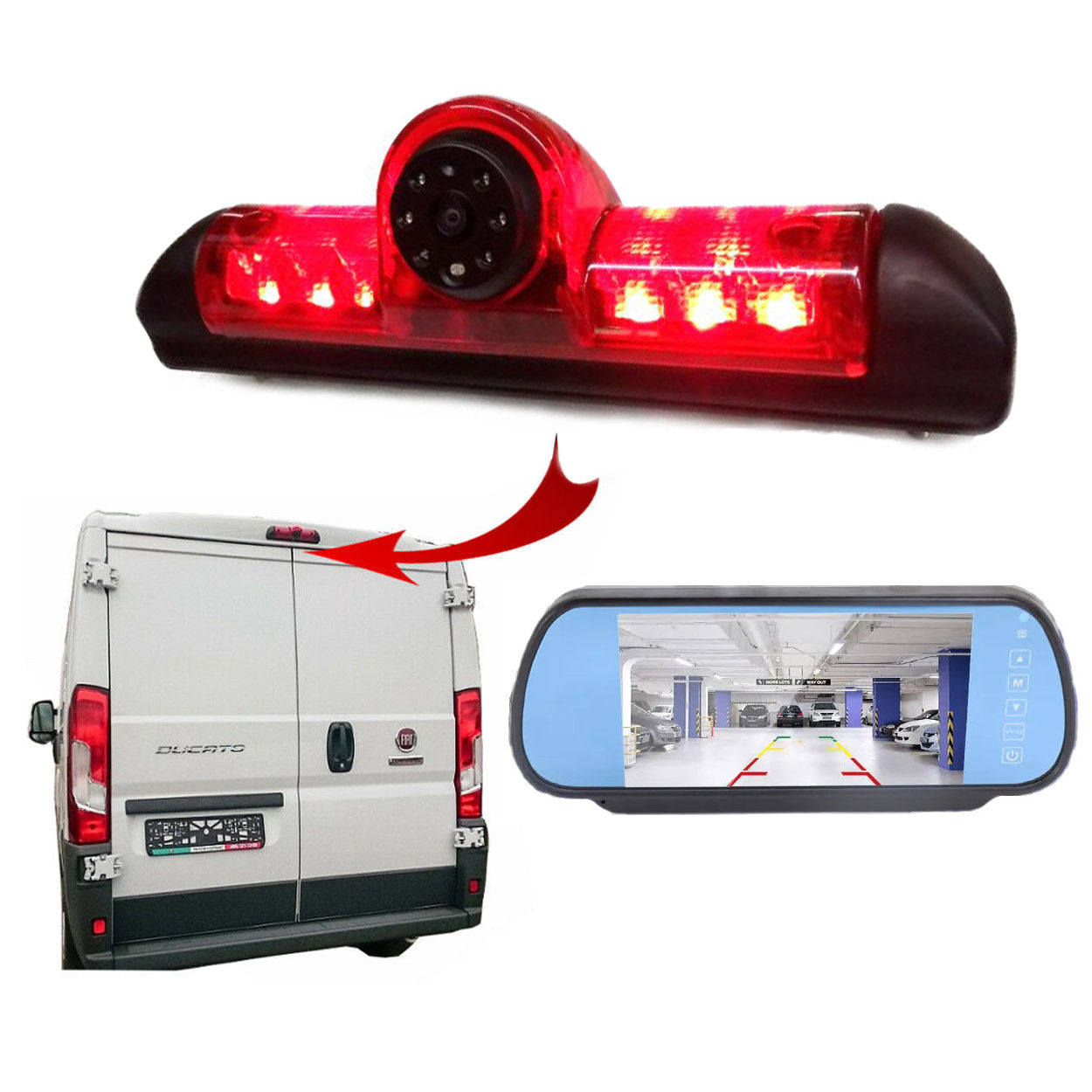 Fiat Ducato Reversing Camera 2006 Onwards