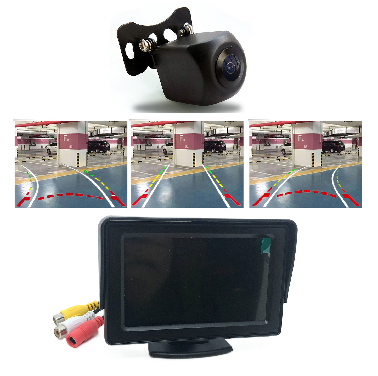 Rear Camera With moving Dynamic Guide Lines