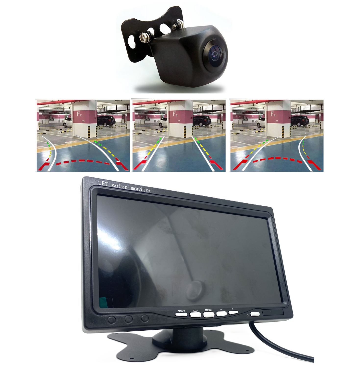 Rear Camera With moving Dynamic Guide Lines
