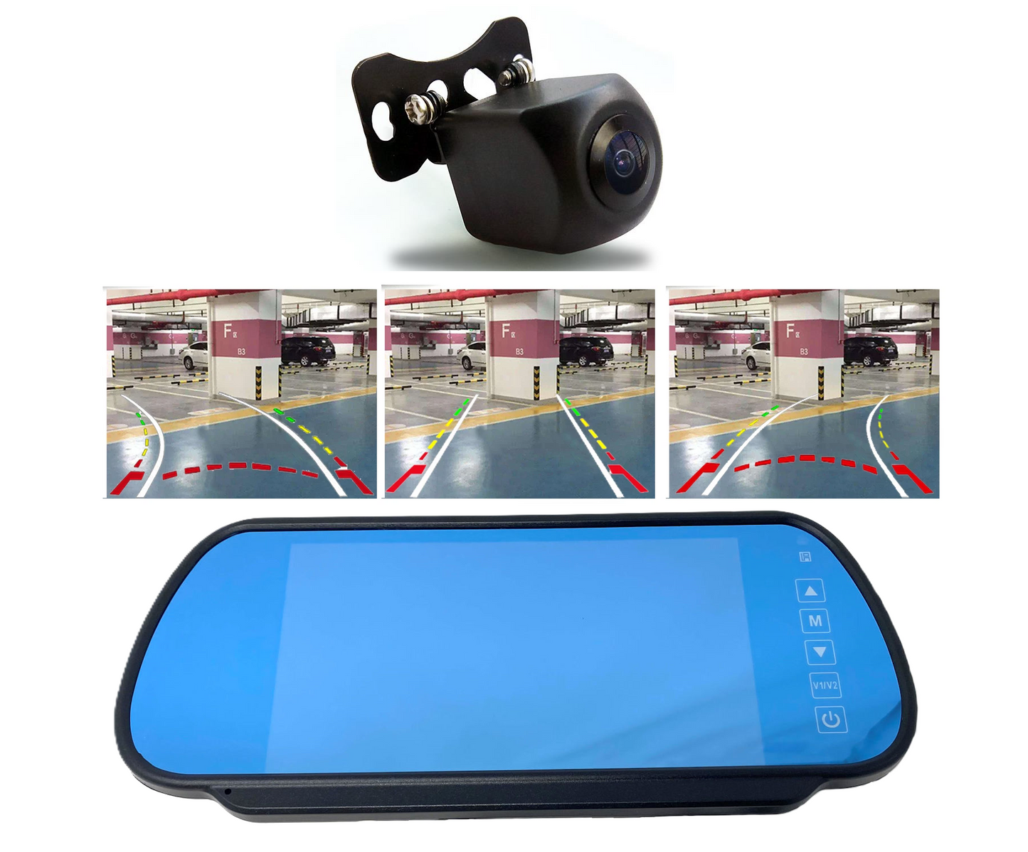Rear Camera With moving Dynamic Guide Lines