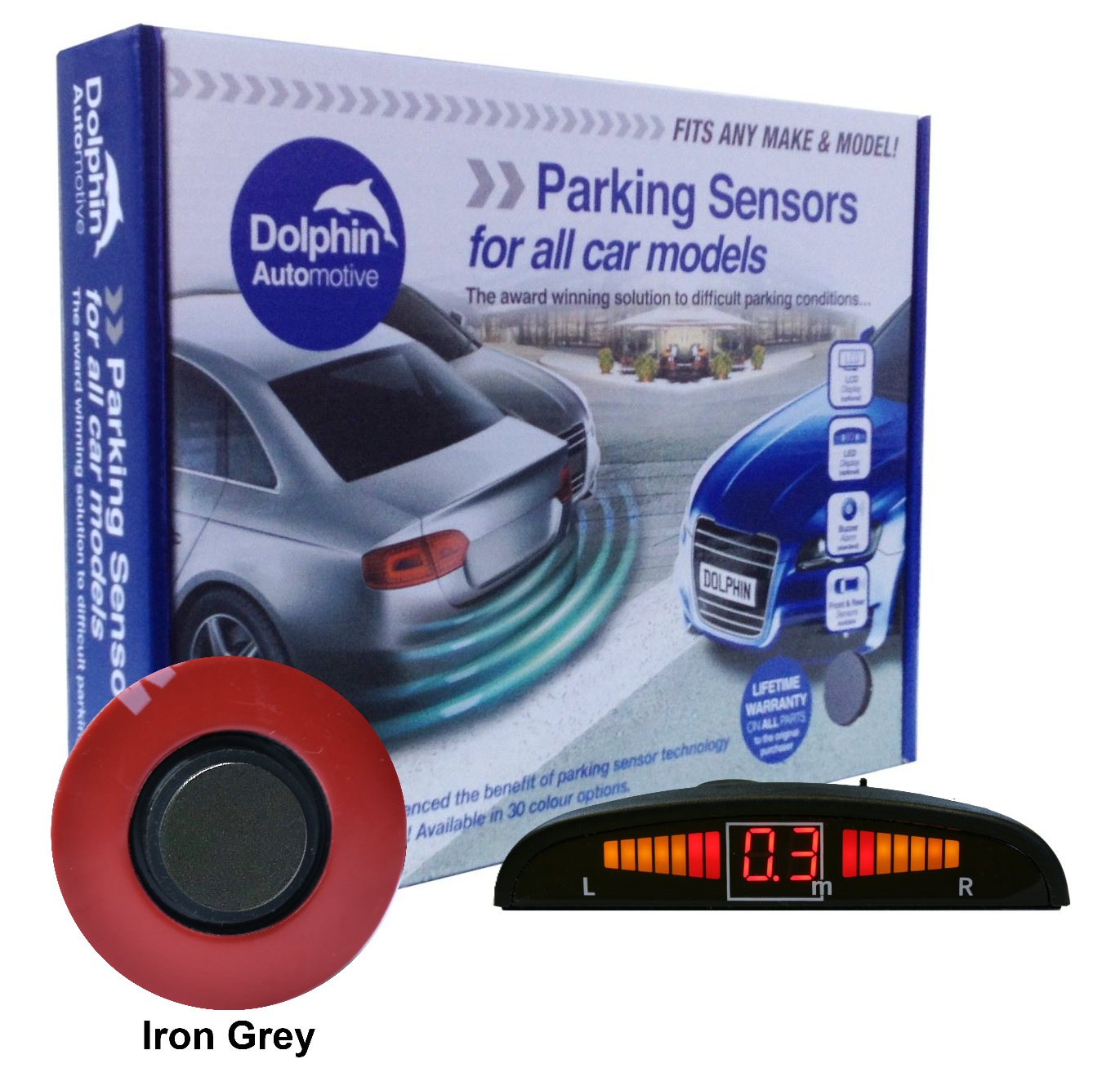 Dolphin Flush Audio & Display Reverse Parking Sensors