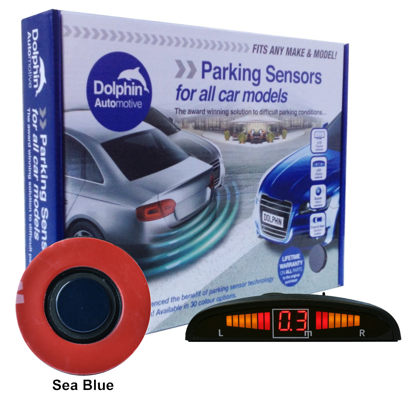 Dolphin Flush Audio & Display Reverse Parking Sensors