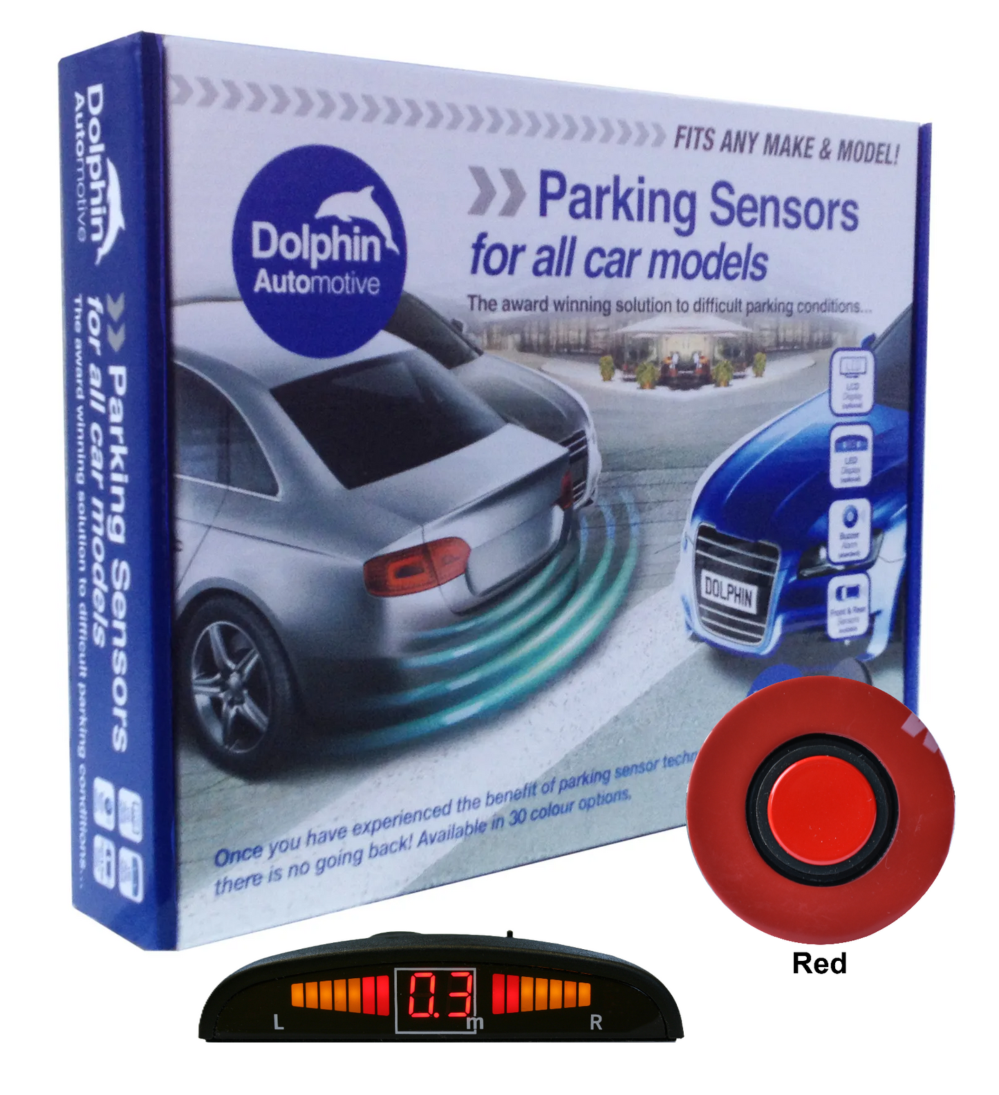 Dolphin Front Flush Audio & Display Parking Sensors