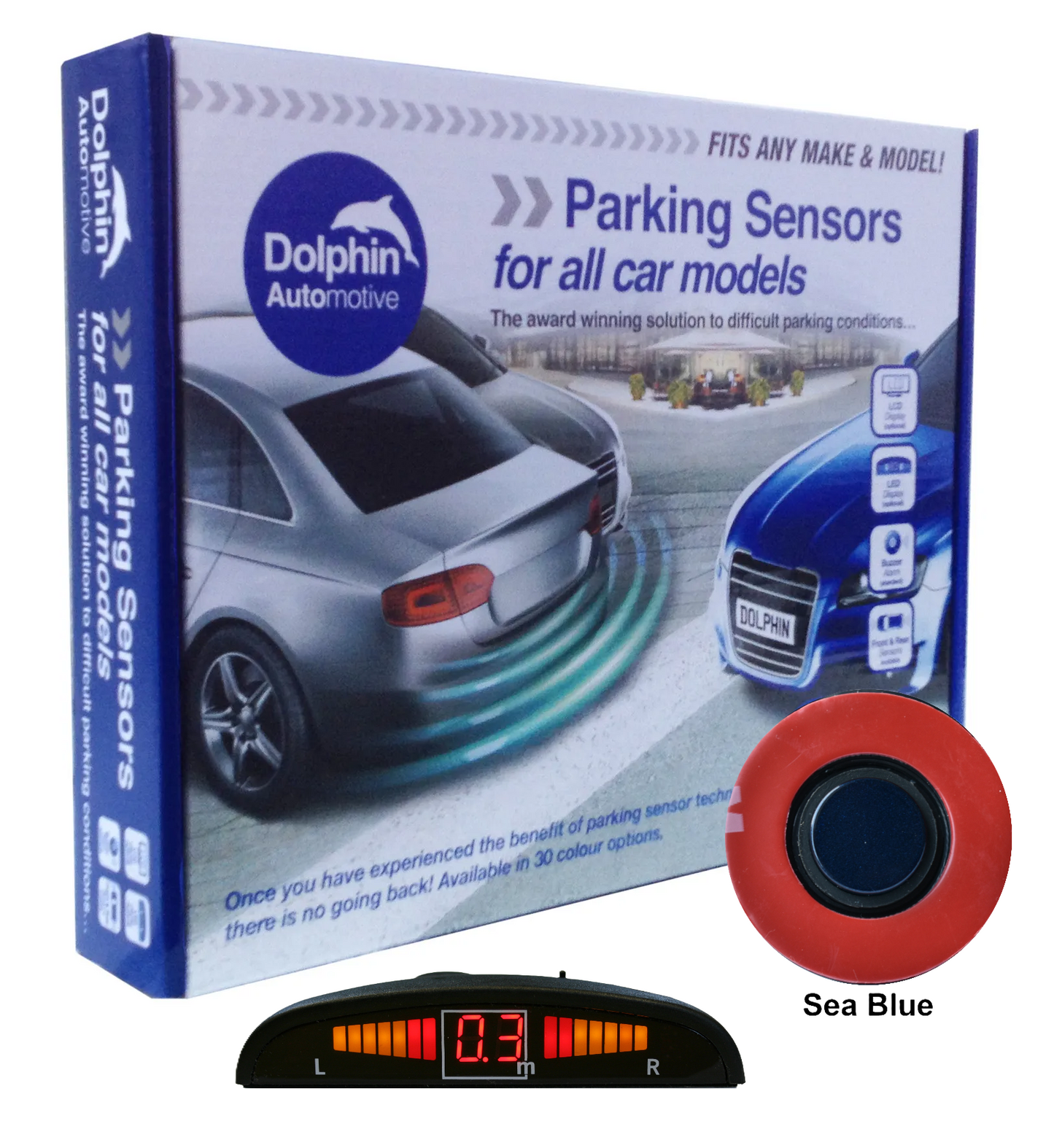 Dolphin Front Flush Audio & Display Parking Sensors
