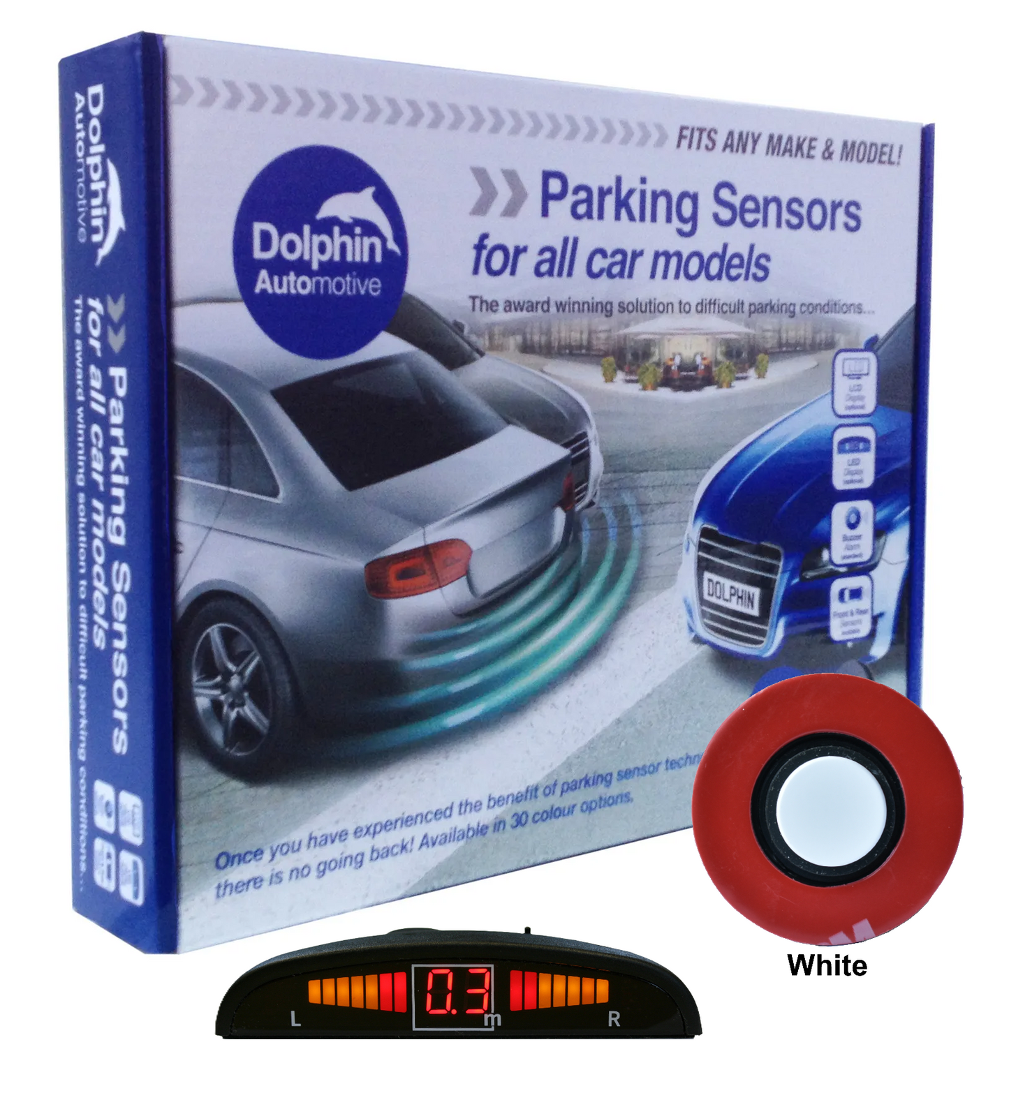 Dolphin Front Flush Audio & Display Parking Sensors