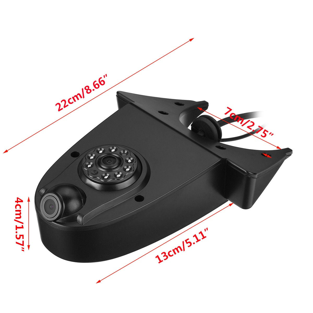 Dual/Twin Roof Mounting Rear Camera