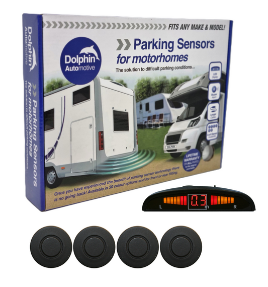 4 Reversing Sensors with Dashboard Display - For Motorhomes & Vans