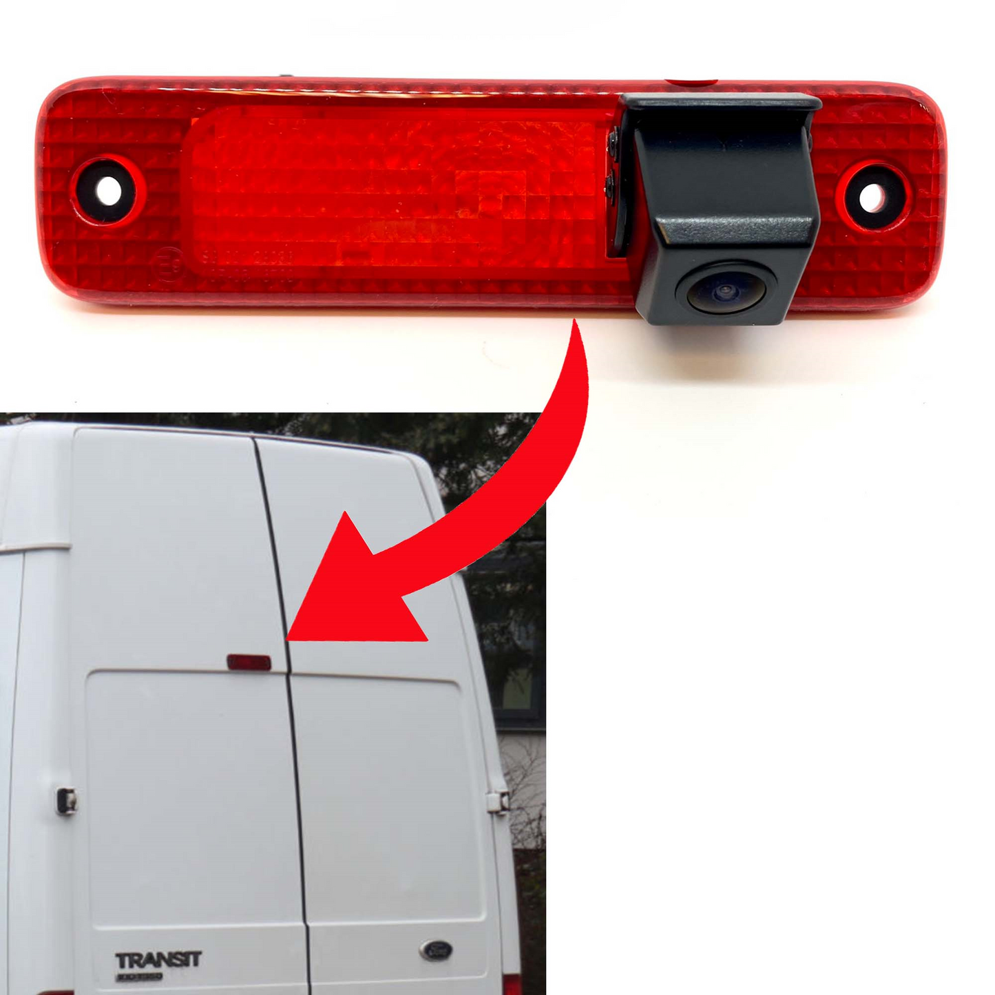 Ford Transit 2006 - 2013 Brake Light Camera