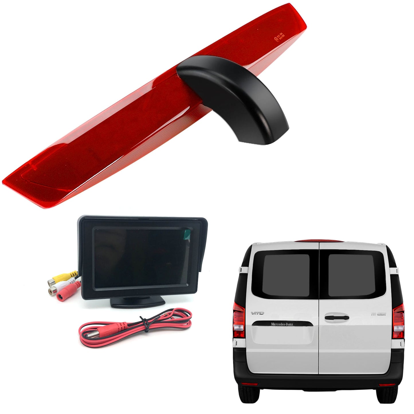 Mercedes Benz Vito (twin rear barn doors) Reversing Camera 2007-onwards