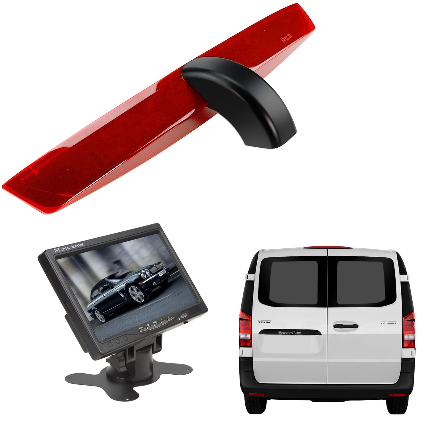 Mercedes Benz Vito (twin rear barn doors) Reversing Camera 2007-onwards