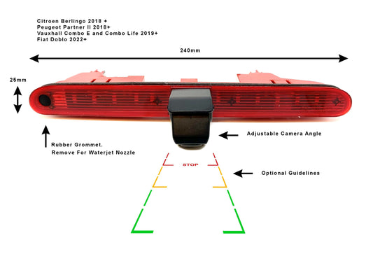 Citroen Berlingo Reversing Camera 2018 - Onwards