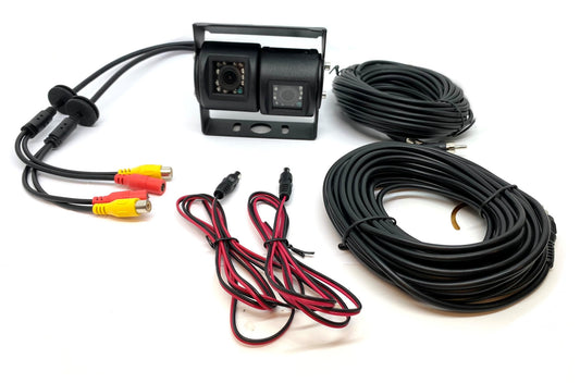 Twin/Dual Van/Motorhome Camera Bracket Mount - Black