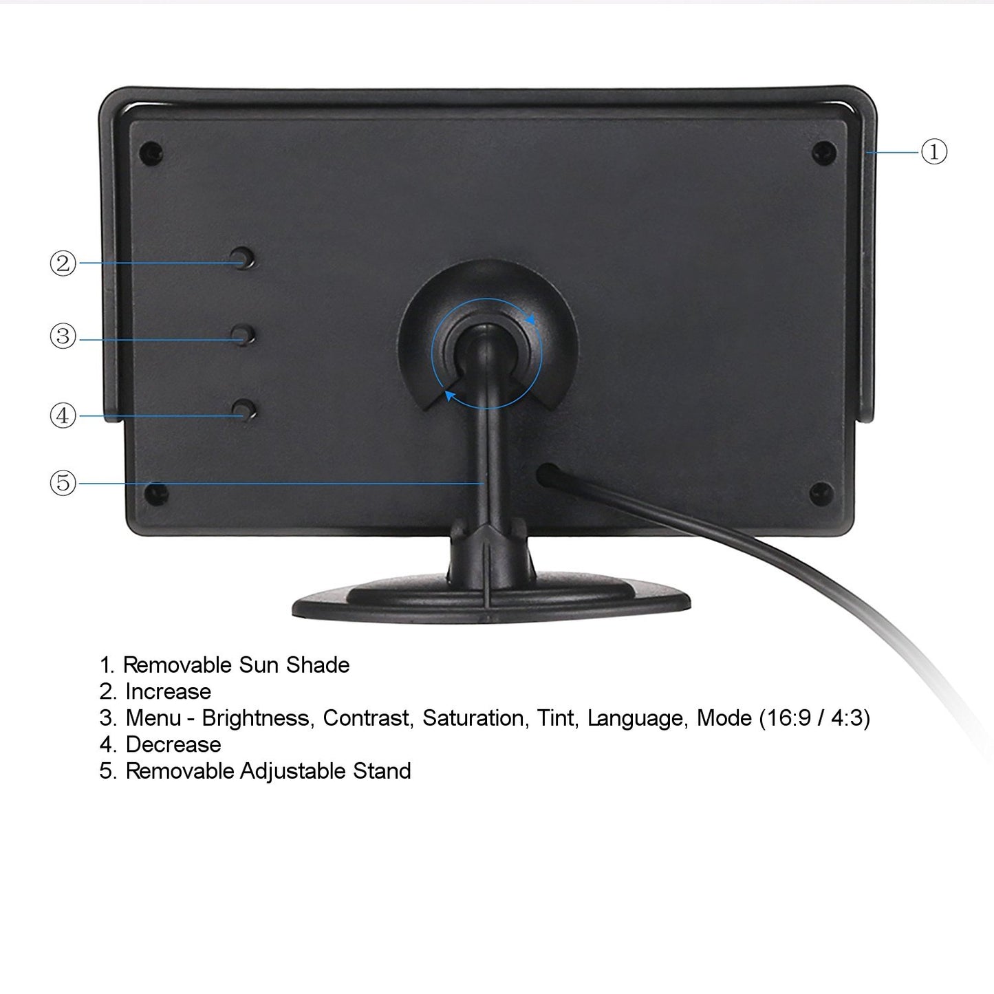 4.3" Dashboard Monitor