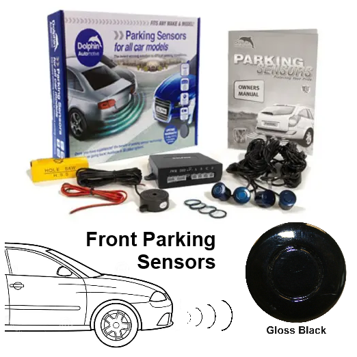 4 Front Parking Sensors, Audio Alerts