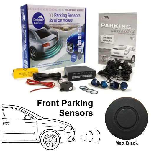 4 Front Parking Sensors, Audio Alerts