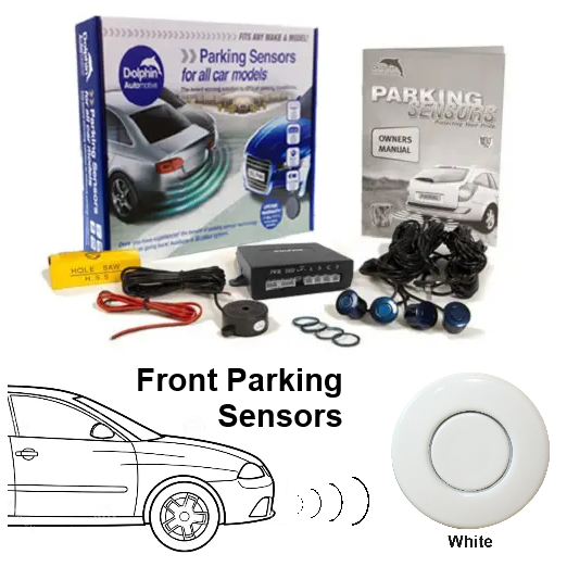 4 Front Parking Sensors, Audio Alerts