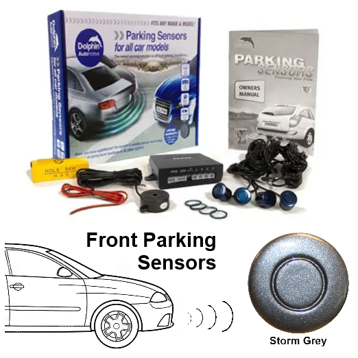 4 Front Parking Sensors, Audio Alerts