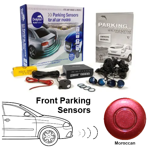 4 Front Parking Sensors, Audio Alerts