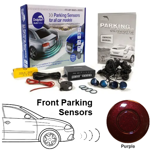 4 Front Parking Sensors, Audio Alerts