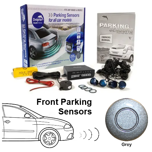 4 Front Parking Sensors, Audio Alerts