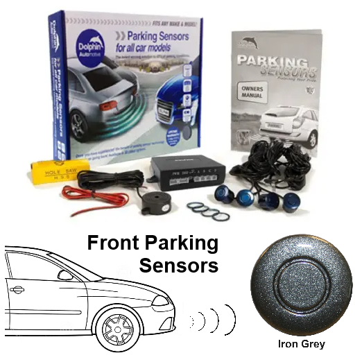 4 Front Parking Sensors, Audio Alerts