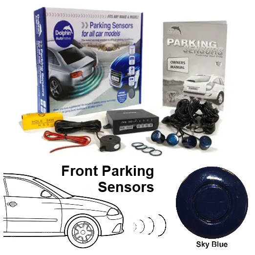 4 Front Parking Sensors, Audio Alerts