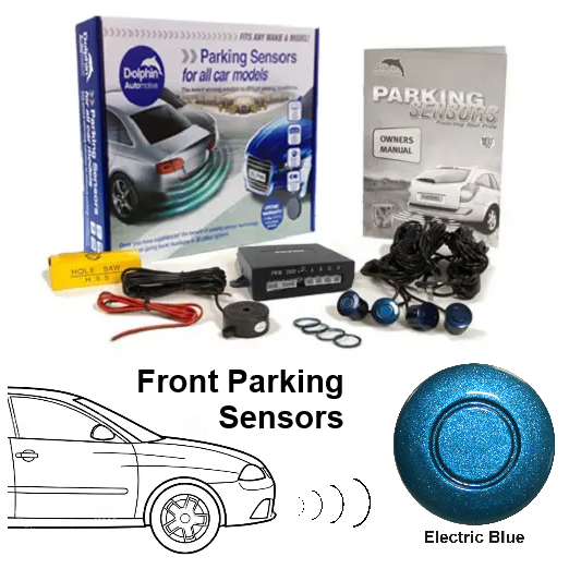 4 Front Parking Sensors, Audio Alerts