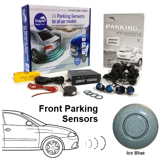 4 Front Parking Sensors, Audio Alerts
