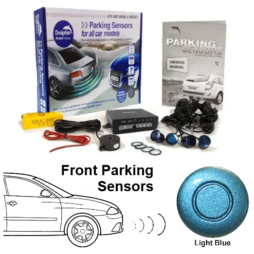 4 Front Parking Sensors, Audio Alerts