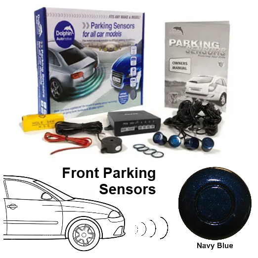4 Front Parking Sensors, Audio Alerts