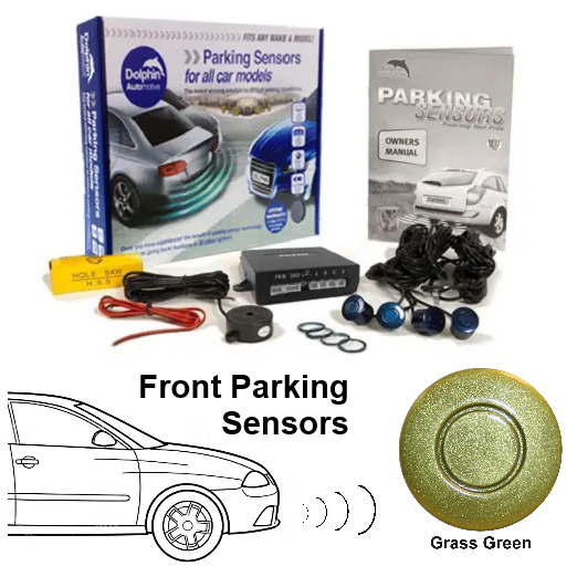 4 Front Parking Sensors, Audio Alerts