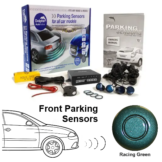 4 Front Parking Sensors, Audio Alerts