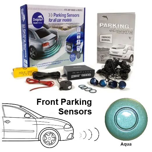 4 Front Parking Sensors, Audio Alerts