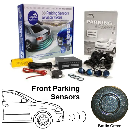 4 Front Parking Sensors, Audio Alerts