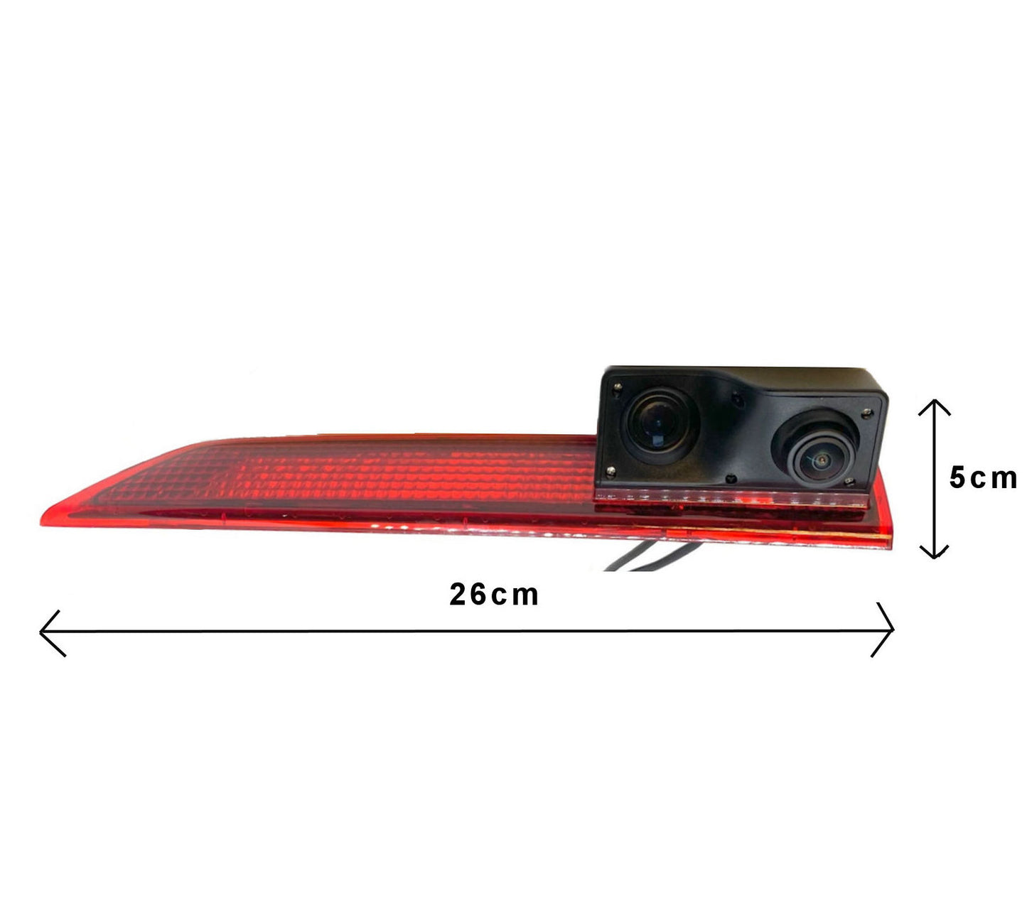 Dual/Twin Rear Brake Light Cameras for Ford Transit Custom From May 2016 - onwards