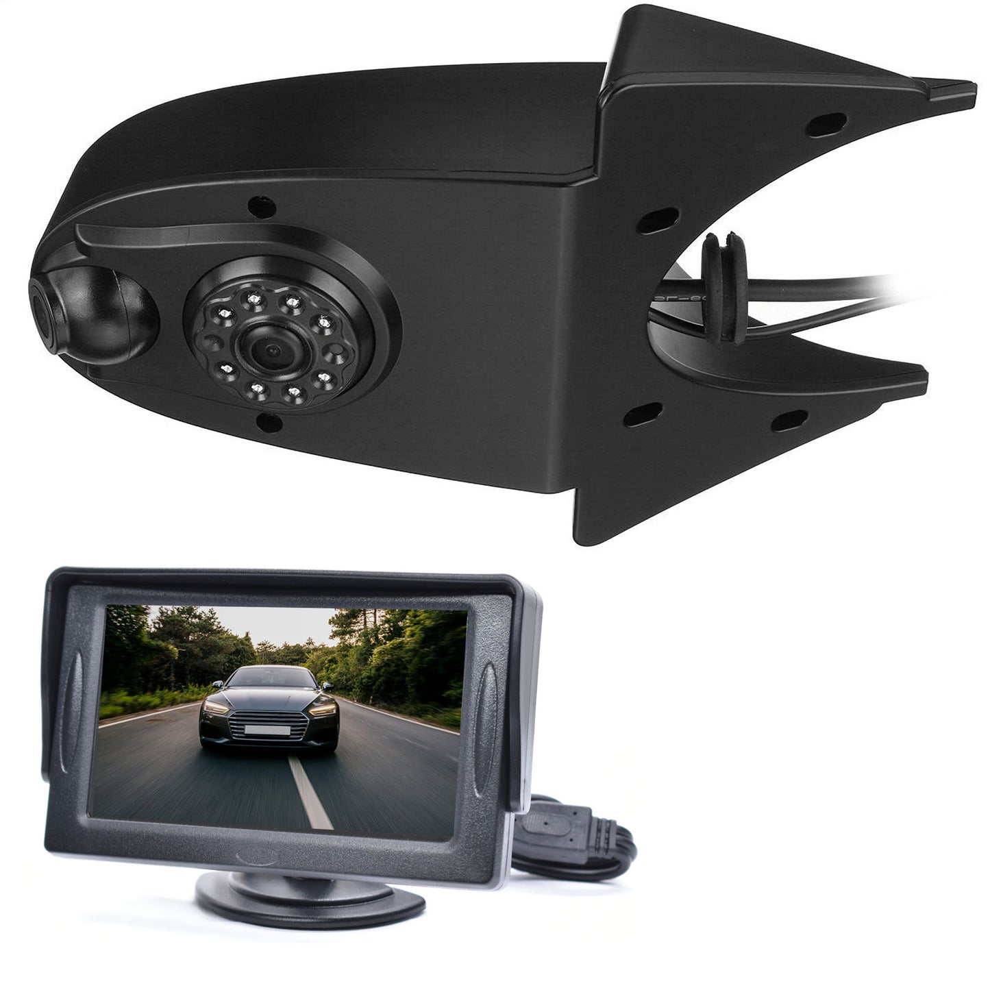 Dual/Twin Roof Mounting Rear Camera