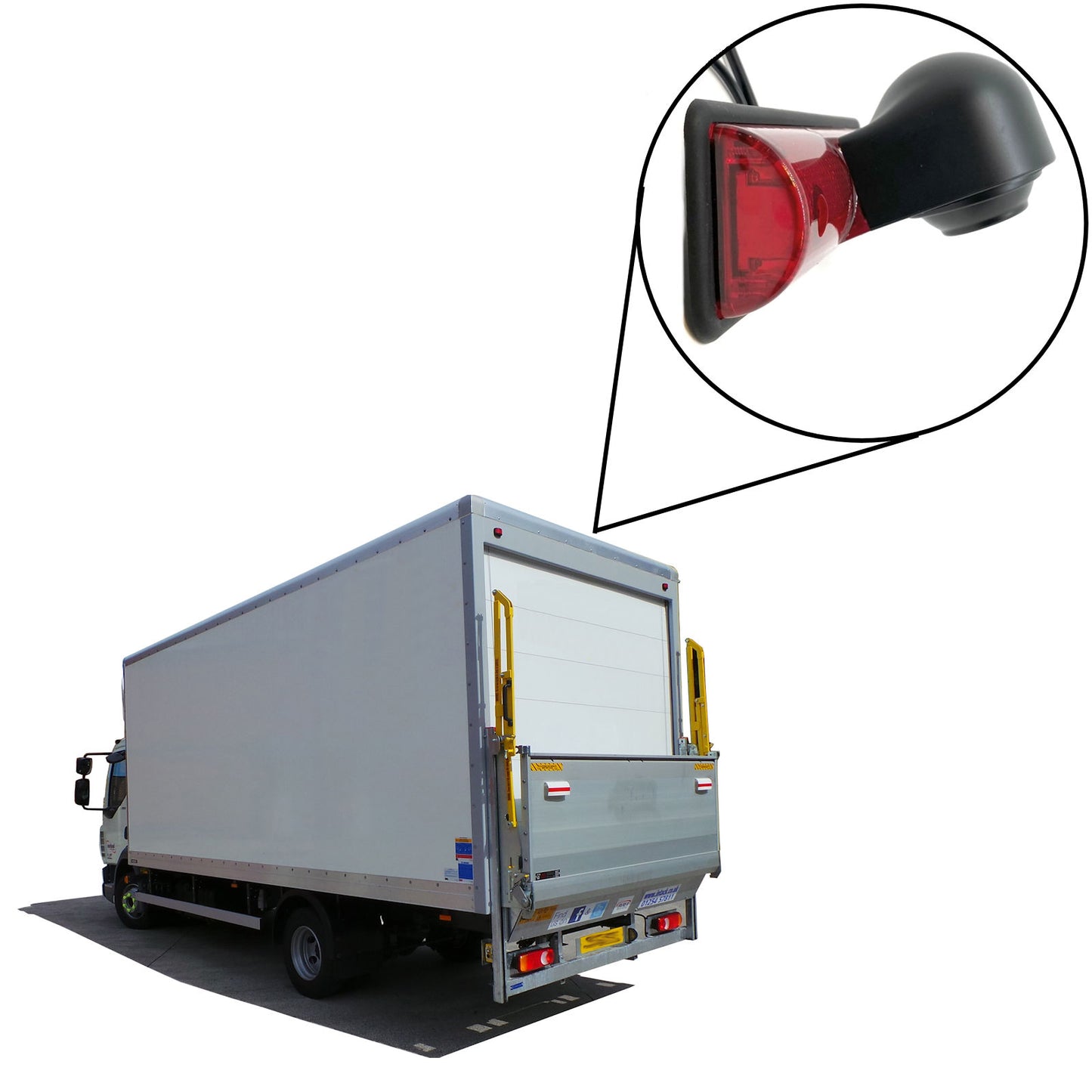 Universal High Level Brake Light with Camera for Box Van, Luton etc