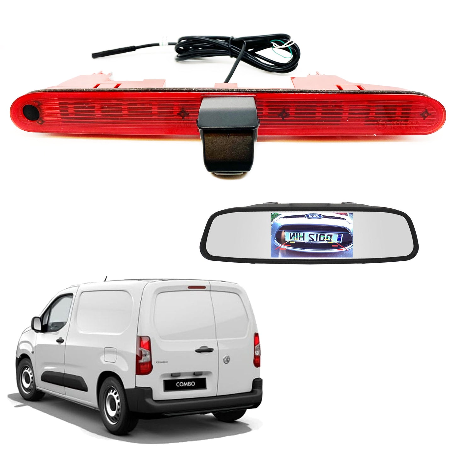 Fiat Doblo High Level Brake Light Camera 2010 - 2021