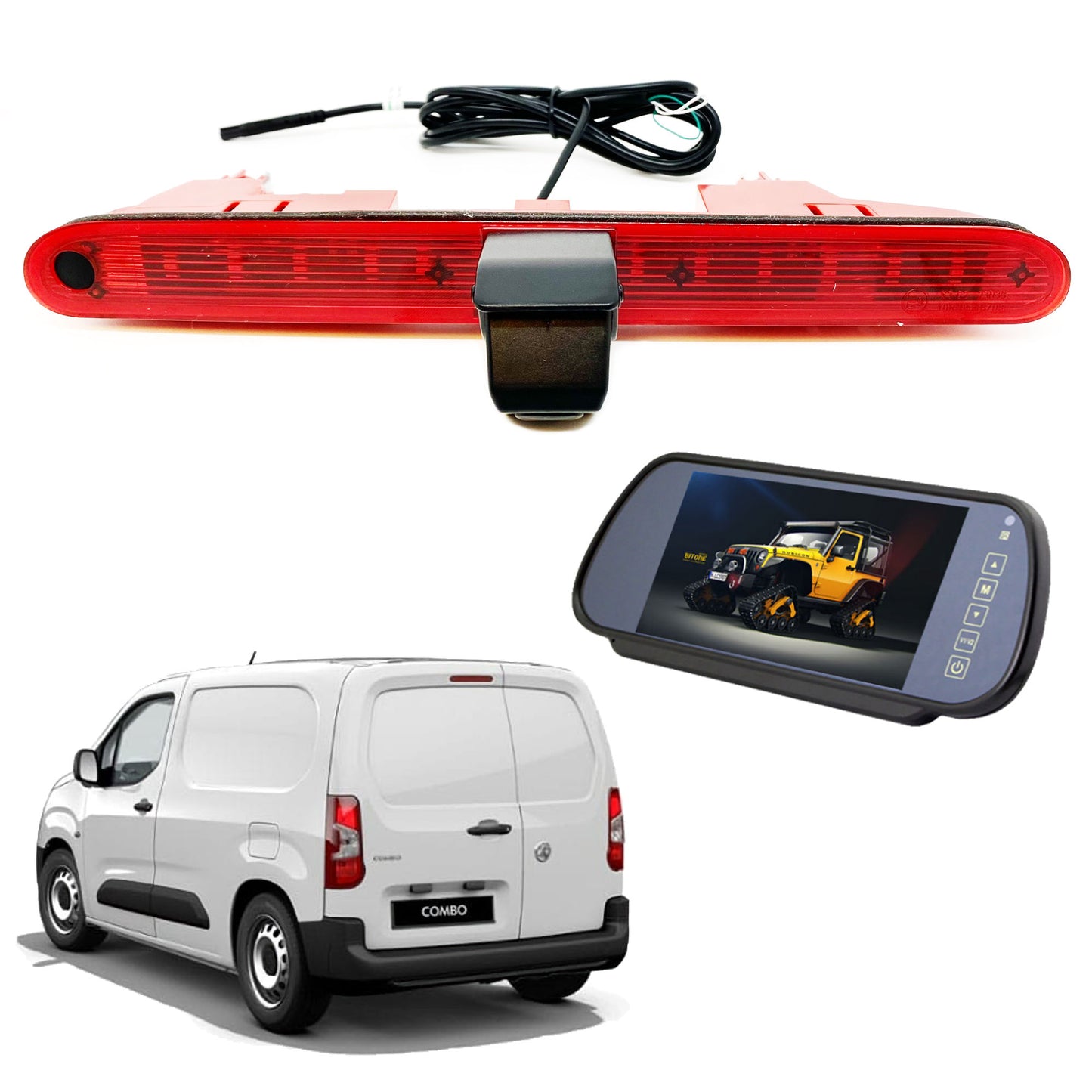 Fiat Doblo High Level Brake Light Camera 2010 - 2021