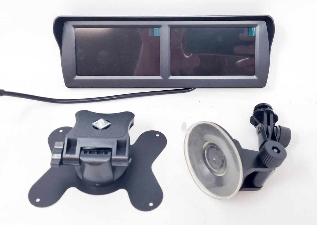 Twin Screen Monitor - Dash & Suction Mounts