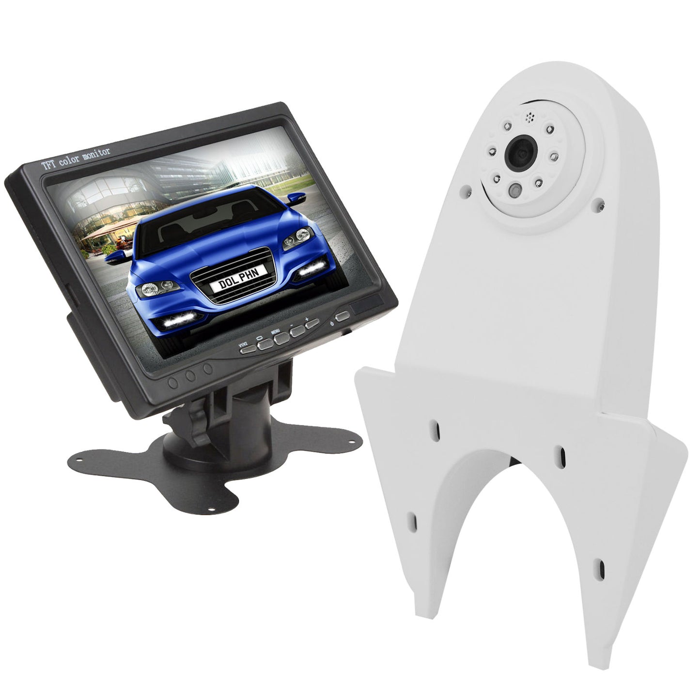 Van / Motorhome Universal Roof Mounting Rear Parking Camera - White