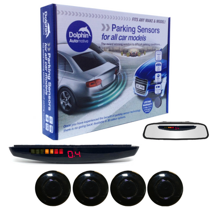 4 Rear Parking Sensors - Audio & Roof Display