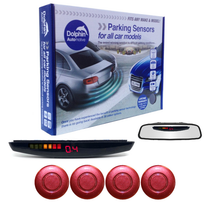 4 Rear Parking Sensors - Audio & Roof Display